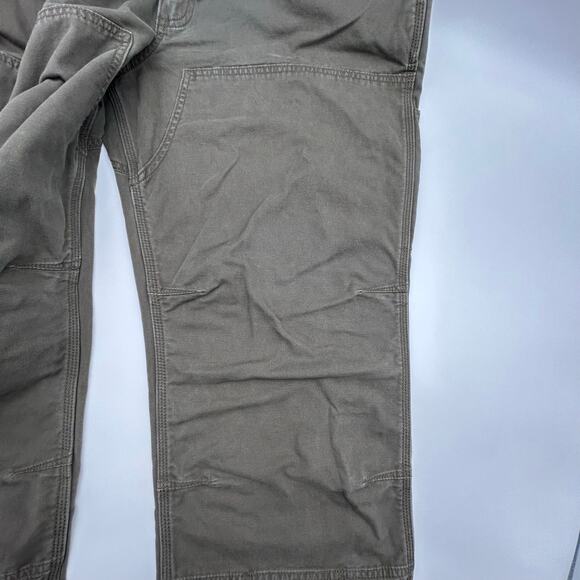 Carhartt Jeans Men 42x34 Rugged Flex Relaxed Fit Double Knee Canvas Utility Pant - Picture 2 of 11